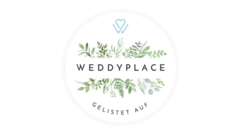 WeddyPlace Partner-Badge für gelisteten Hochzeitsdienstleister