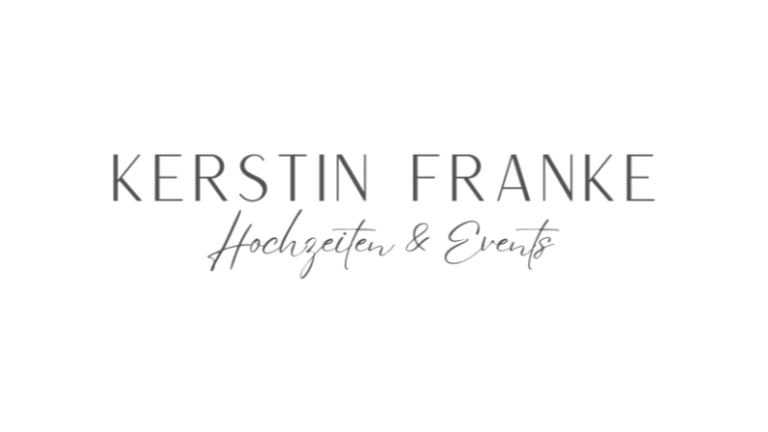 Logo von Kerstin Franke, Hochzeitsplanerin und Traurednerin.